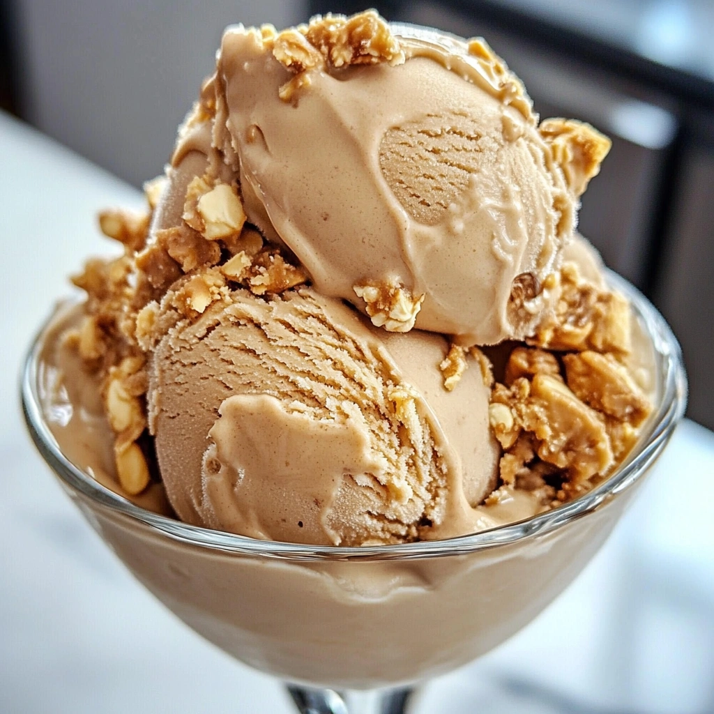 Peanut Butter Greek Frozen Yogurt