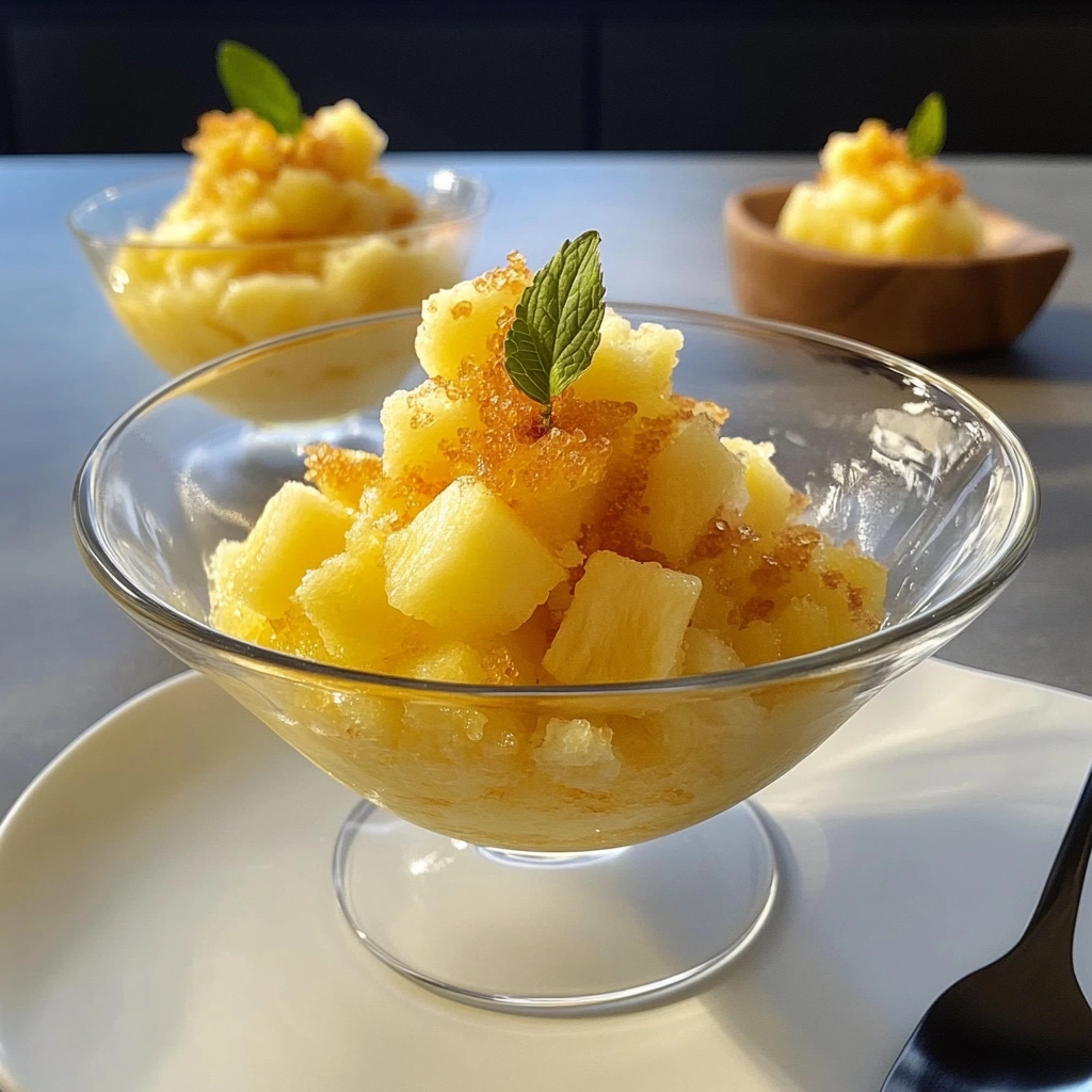 Pineapple Granita