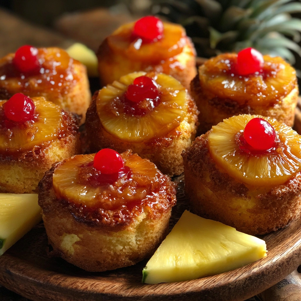 Pineapple Upside-Down Muffins