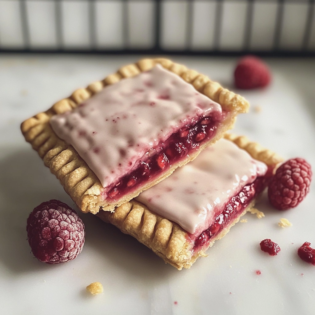 Raspberry Protein Pop Tarts