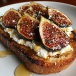 Roasted Fig and Honey Ricotta Toast