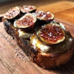 Roasted Fig and Honey Ricotta Toast