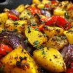 Roasted Patty Pan Squash Breakfast Hash
