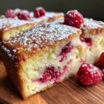 Rosewater Raspberry Snack Cake