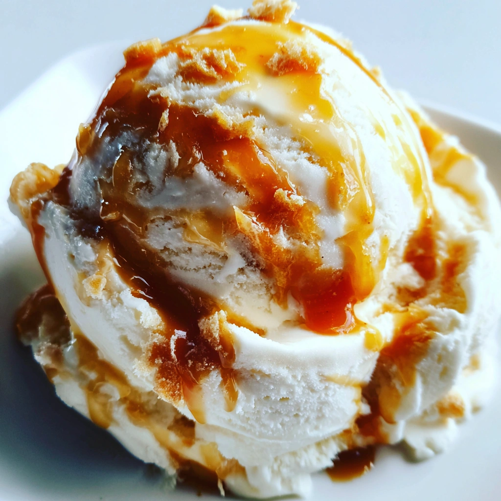 Salted Caramel Swirl Ice Cream