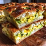 Sourdough Focaccia Breakfast Sandwiches with Herbed Egg