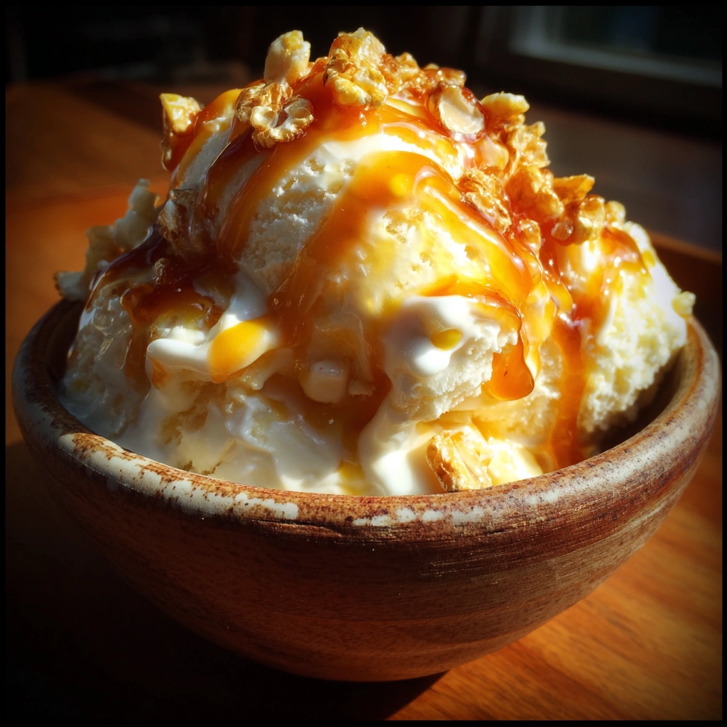 Southern Sweet Corn Ice Cream Sundaes