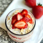Strawberry Cheesecake Overnight Oats