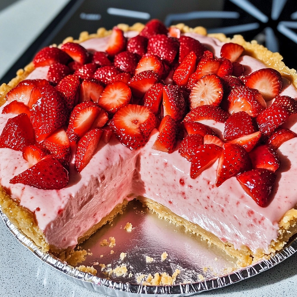 Strawberry Cheesecake Pie