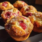 Strawberry Cream Cheese Swirl Muffins