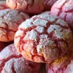 Strawberry Lemonade Crinkle Cookies