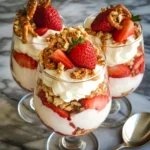 Strawberry Pretzel Salad Parfaits