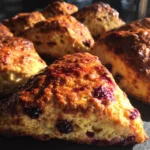 Sweet Corn and Blackberry Scones