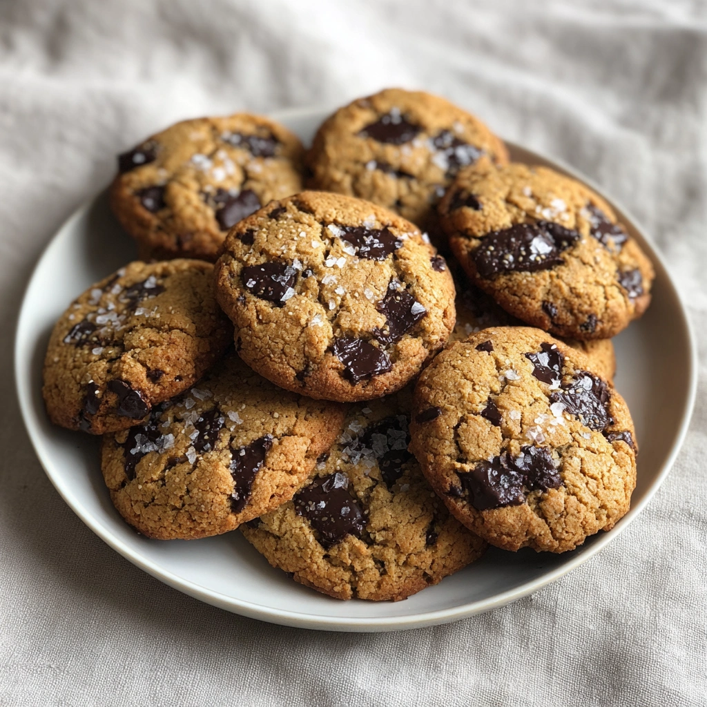 Tahini Chocolate Chip Breakfast Cookies
