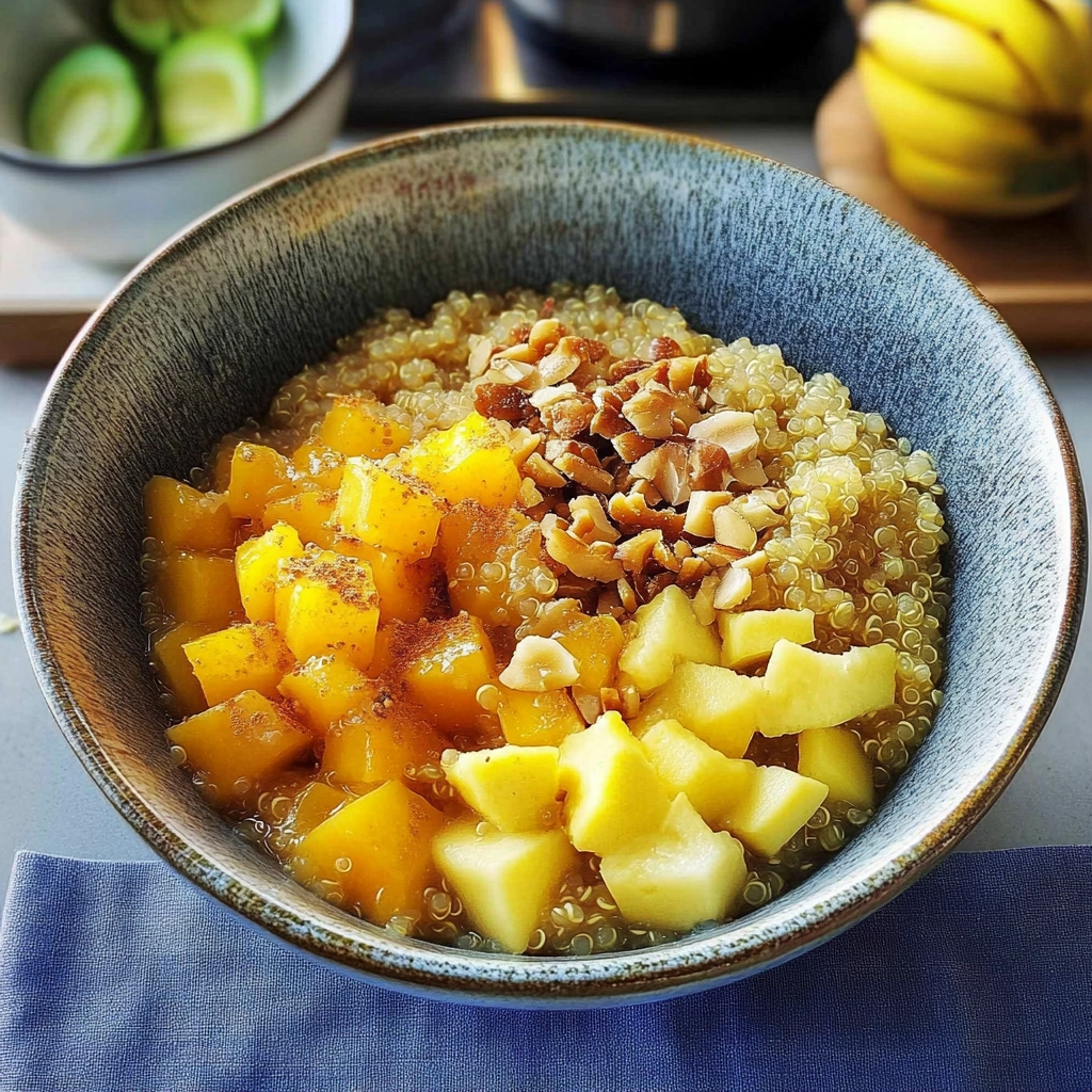 Tropical Quinoa Breakfast Bowl
