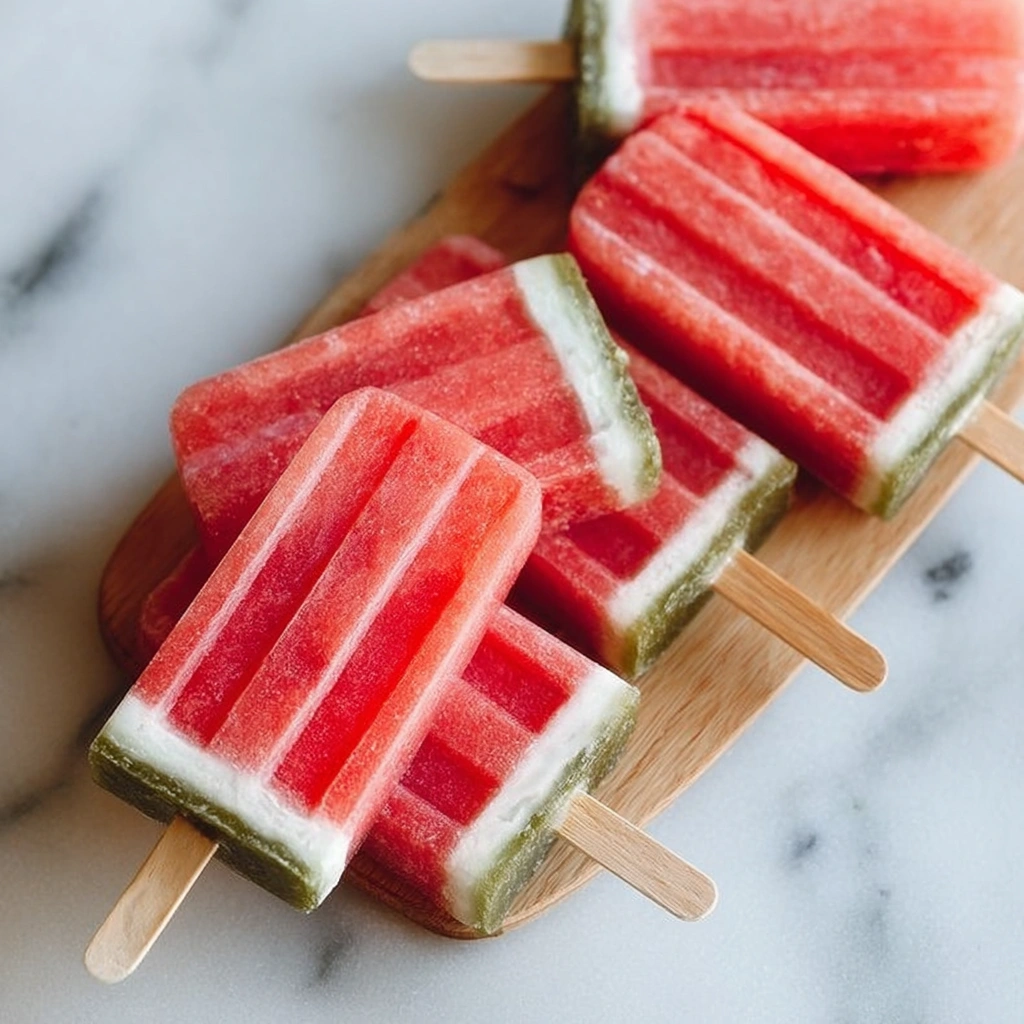 Watermelon Popsicles