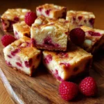 White Chocolate Raspberry Blondies