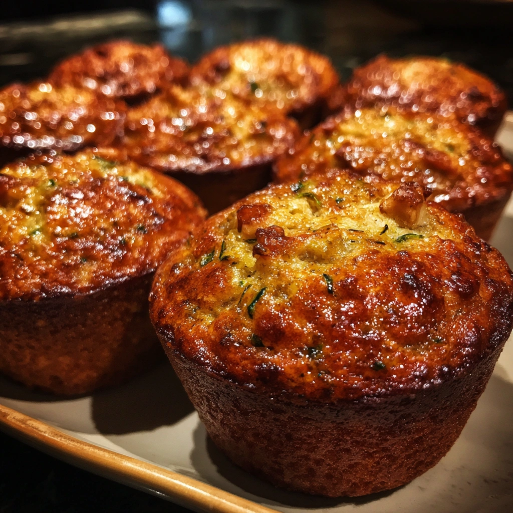 Zucchini Banana Oat Snack Muffins