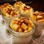 Apple Cinnamon Chia Pudding Jars