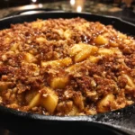 Apple Crisp Cookie Skillet