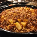 Apple Crisp Cookie Skillet
