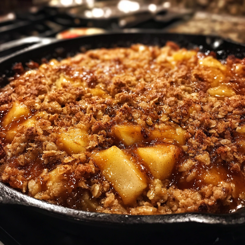 Apple Crisp Cookie Skillet