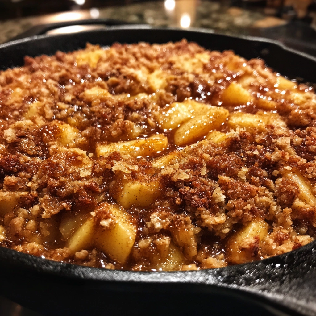 Apple Crisp Cookie Skillet