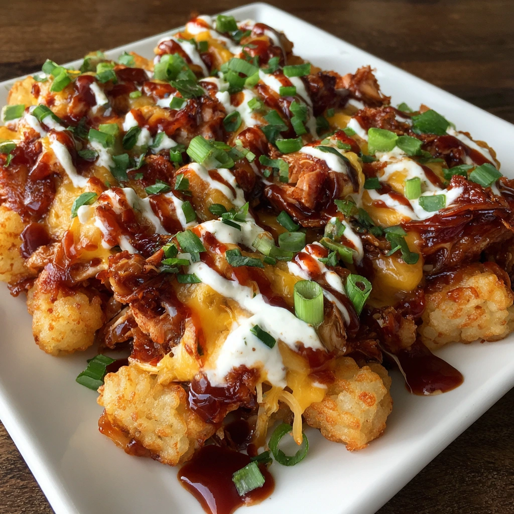BBQ Chicken Totchos