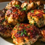Baked Chicken Meatballs