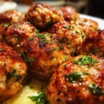 Baked Chicken Meatballs