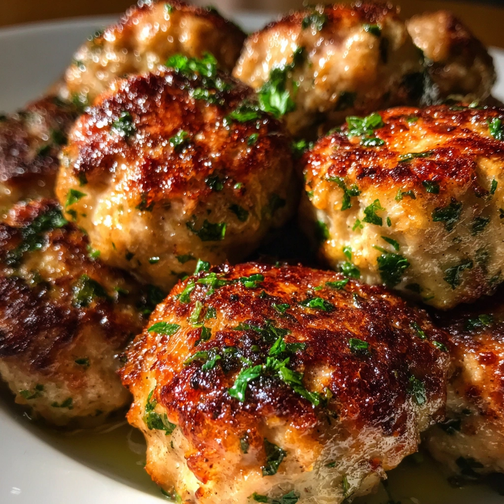 Baked Chicken Meatballs
