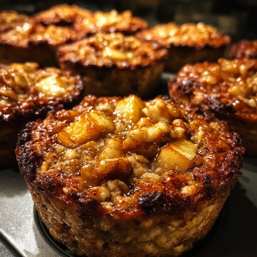 Baked Cinnamon Apple Oatmeal Cups