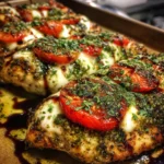 Baked Pesto Caprese Chicken