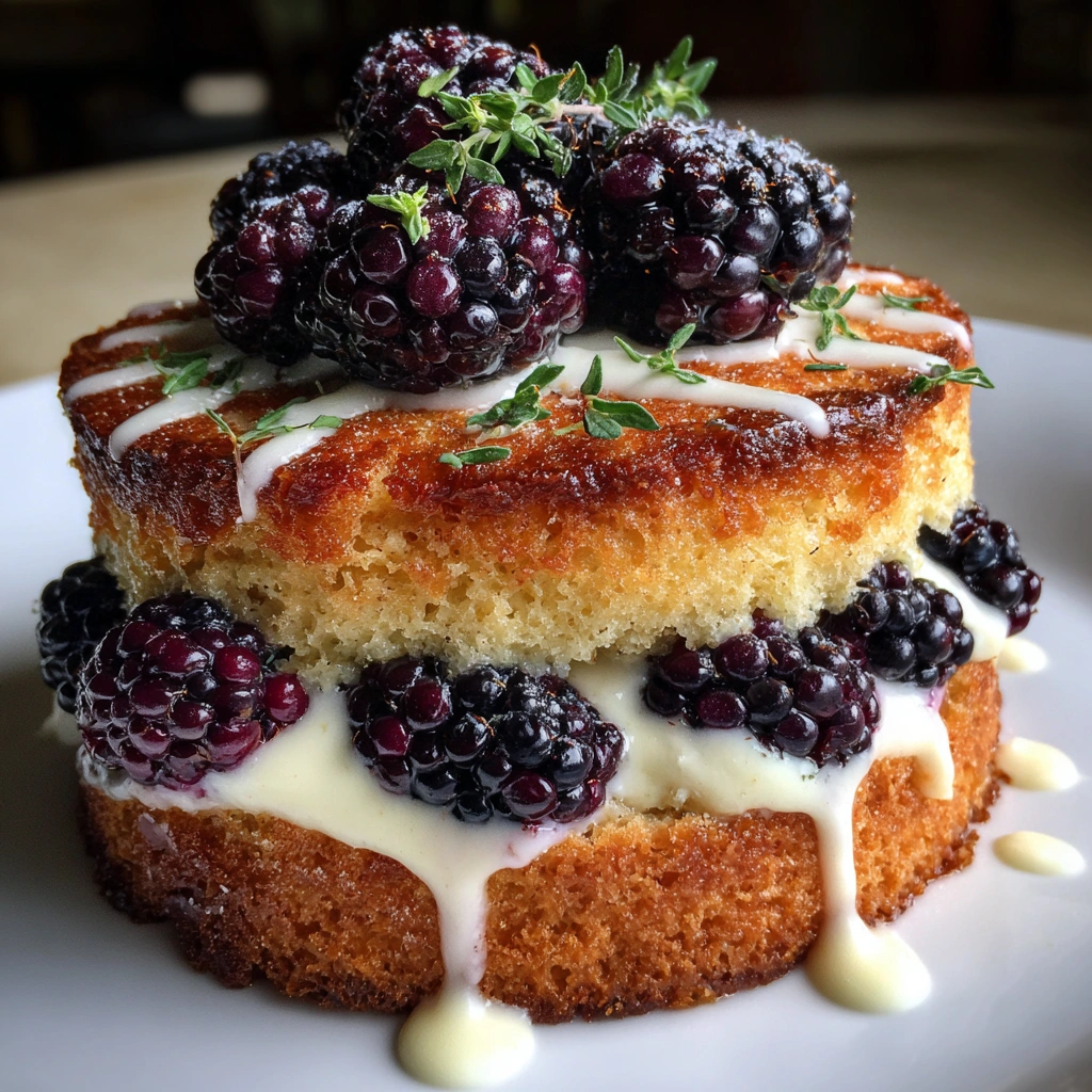 Blackberry Thyme Shortcake
