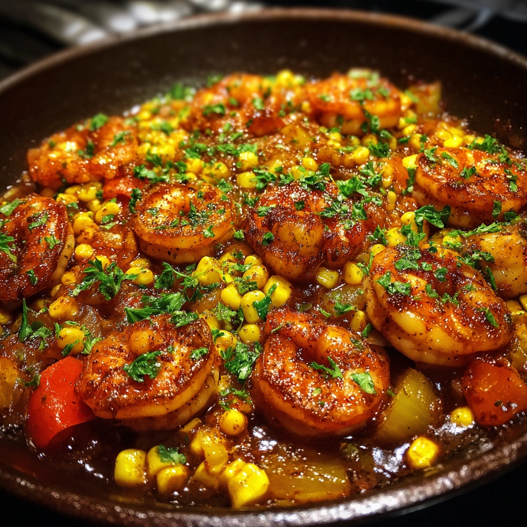 Cajun Shrimp & Corn Skillet