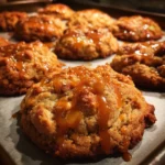 Caramel Apple Cobbler Cookies