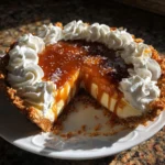 Caramel Swirl Ice Cream Pie with Pretzel Crust