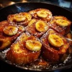 Caramelized Banana French Toast Skillet