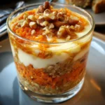 Carrot Cake Overnight Oats with Cream Cheese