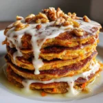 Carrot Cake Pancake Stacks