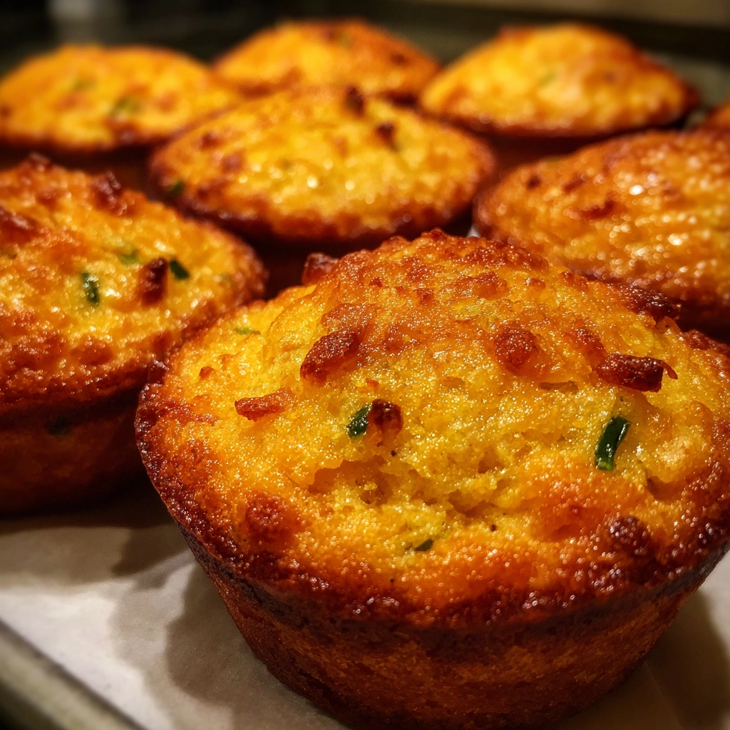 Cheddar Jalapeño Corn Muffins