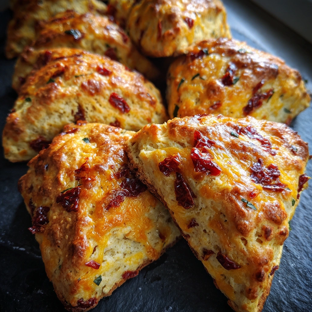 Cheesy Sun-Dried Tomato Scones