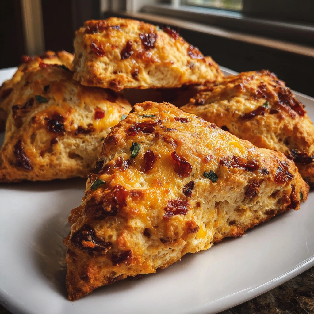 Cheesy Sun-Dried Tomato Scones