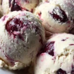 Cherry Vanilla Bean Ice Cream