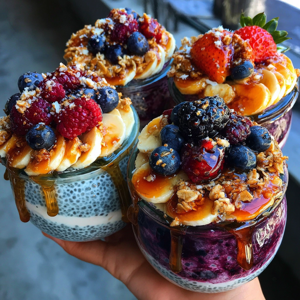 Chia Pudding Breakfast Sundaes
