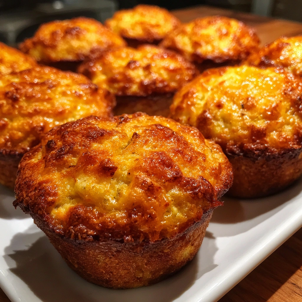 Chili Cheddar Cornbread Muffins