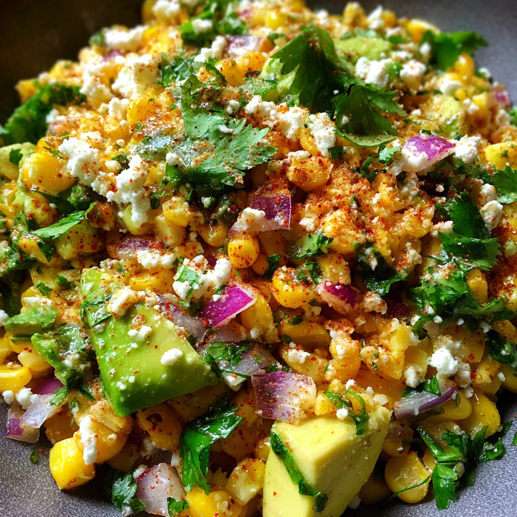 Chili Lime Corn Salad with Cotija