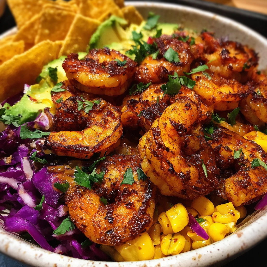 Chili Lime Shrimp Taco Bowls