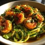 Chili Lime Shrimp Zoodle Bowls