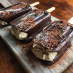 Chocolate-Dipped Tiramisu Ice Cream Pops